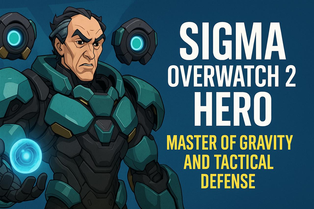 Sigma overwatch 2 hero - master of gravity and tactical defense